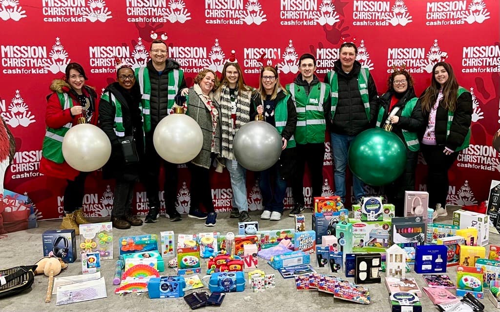 Cornerstone Resources team at Mission Christmas charity event